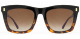 Carve Kirby Sunglasses | Black Tort to Brown with Brown Gradient Lens