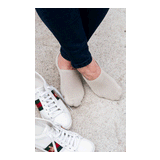 H/L Cotton Blend Invisible Sock with Silicone Free Heel Grip