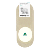 H/L Fine Merino Wool Invisible Sock/Silicone Free Heel Grip