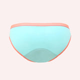 Love Luna Teens & Tweens First Period Bikini Brief | Aqua/Watermelon