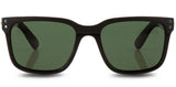 Carve Rivals Polarized Sunglasses | Matt/Gloss Black with Green Lens 2019