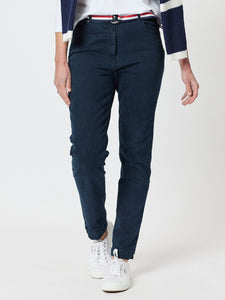 GORDON SMITH|MIRACLE HIGH WAISTED SLIM LEG JEAN - DARK DENIM