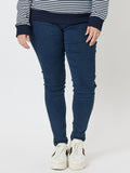 GORDON SMITH|MIRACLE HIGH WAISTED SLIM LEG JEAN - DARK DENIM