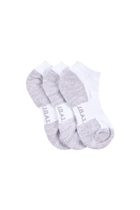 Jack Of All Trades | Mens Low Cut Action Sock|White & Grey