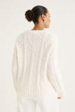 YARRA TRAIL TRAILER CABLE KNIT | ECRU