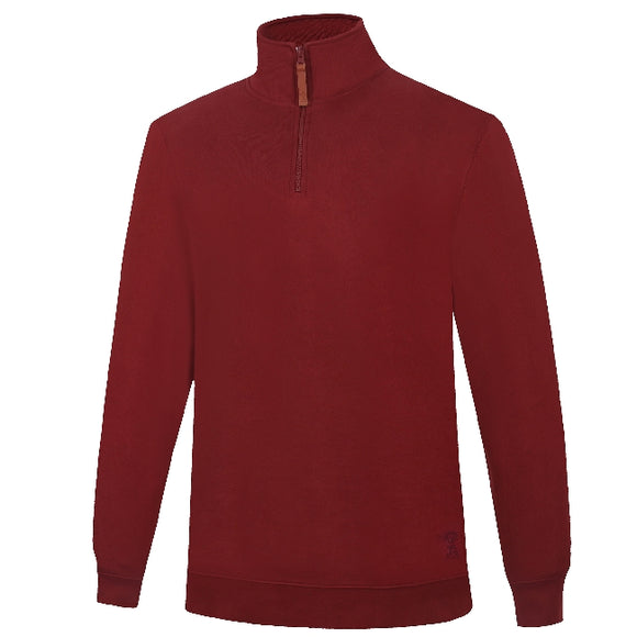 PILBARA MENS CLASSIC ZIPPER SWEAT OCHRE