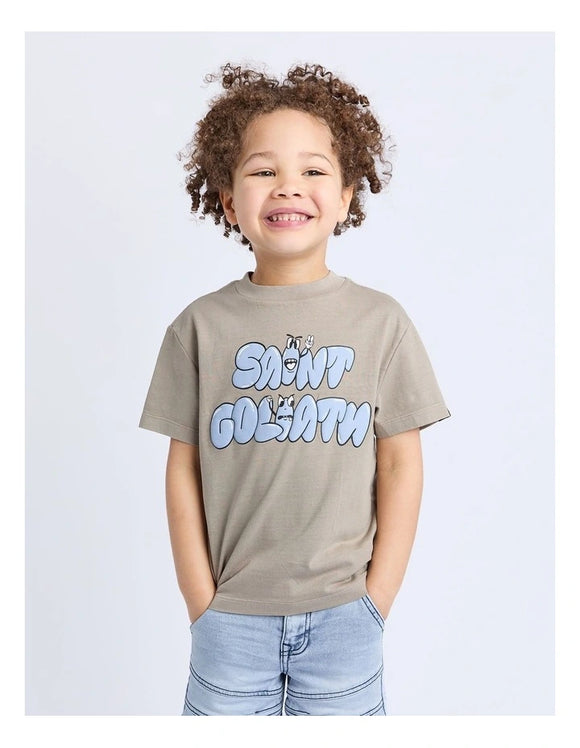 ST GOLIATH KIDS STREETS TEE | TAN