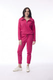 ORIENTIQUE 1/4 ZIP COLLAR PULLOVER /52715