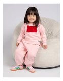ANIMAL CRACKERS | Contrast Raffi Crew | PINK