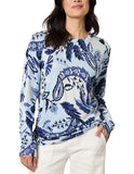 GORDON SMIH NEWPORT PAISLEY KNIT | BLUE/MULTI 48818