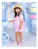 ANIMAL CRACKERS CHECKERED SHORT | PINK 3462010