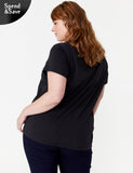 Perfect Tee Batwing Graphic (Plus Size) | Black