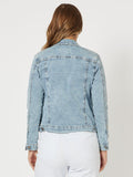 Knitted Denim Jacket | Denim