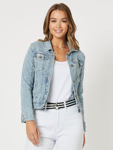 Knitted Denim Jacket | Denim