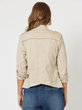 Military Denim Jacket | Natural