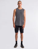 Over Crouch Acid Muscle Tee | Charcoalo