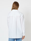 THREADZ|Urban HiLo Relaxed Shirt - White