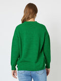 Valerie V Neck Knit - Emerald