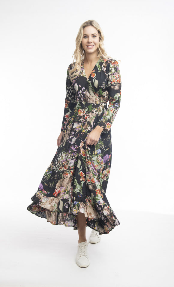 Orientique Fidelio Maxi Wrap  Dress