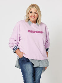 THREADZ AMOUR Sweatshirt -ORCHID