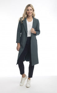 ORIENTIQUE Solid Long Coat