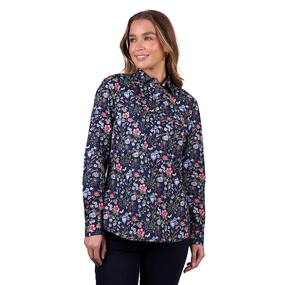 HARD SLOG LADIES RAYA 1/2 PLACKET SHIRT