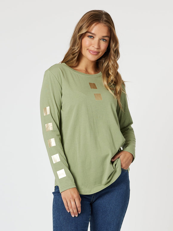 THREADZ |BE SQUARE L/S TEE /46943