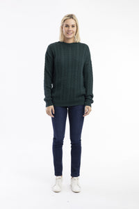 Orientique KNIT  CABLE CREW NECK JUMPER
