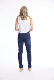 ORIENTIQUE DARK DENIM STRAIGHT LEG JEAN 9616