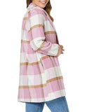 Hunter Check Coat in Pink