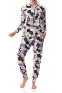 Long Ski Pyjama Set | Reaghan Floral