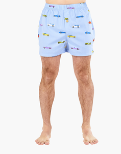 Mens Bamboo Sleep Shorts | Vint. Cars