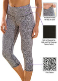 LE SCULPT Yoga Pants Printed Antimicrobial Crop SKU: BDSP1709-12