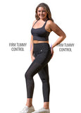 LE SCULPT Laser Cut Full Length High Waisted leggings with Pockets SKU: BDSP2002