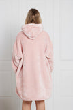 Long Slave Blanket Hoodie | Pink