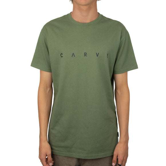 CARVE MENS BASIC STAPLE TEE | CLOVER GREEN