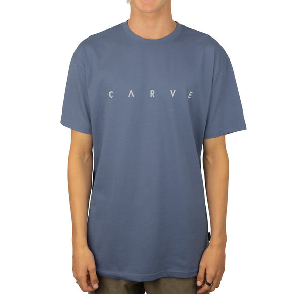 CARVE MENS BASIC STAPLE TEE | MOONLIGHT BLUE