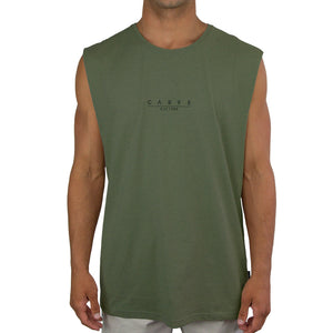 CARVE MENS Legacy MUSCLE TEE | CLOVER GREEN