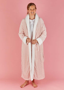 French Country Dressing Gown FCU906 PINK