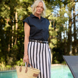 GOONDIWINDI RUST POCKET SHIRT / NAVY