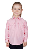 HARD SLOG Kids Jas Half Placket LS Shirt