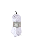 Jack Of All Trades | Womens Cotton Low Cut Socks|White & Grey