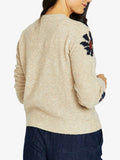 JUMP DAISY CARDIGAN | OAT COMBO
