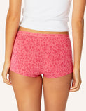 LOVE LUNA Teen Period Shortie - Strawberry Leopard
