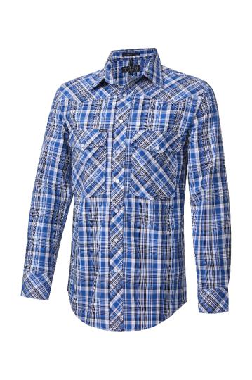 Pilbara Western Men's Snap Button L/S Shirt