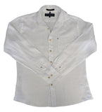 Ritemate Mens Pilbara Linen L/S Shirt  White