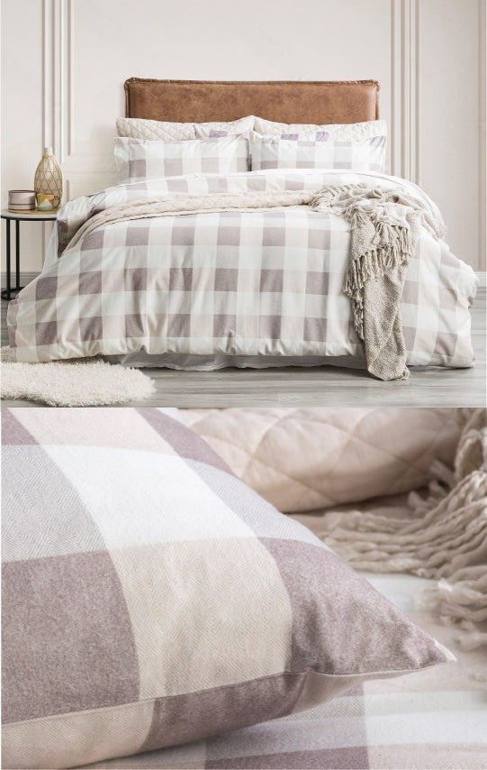 PARK AVENUE - Egyptian Cotton Flannelette - Buffalo Checks