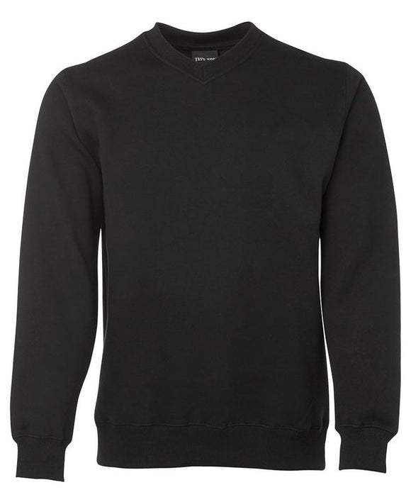 JB's V Neck Fleecy Sweat |BLACK