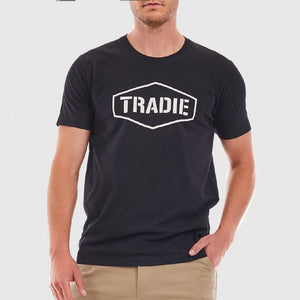 Mens Tradie  Tee Black