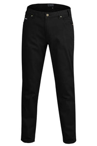 Pilbara Men's Cotton Stretch Jean |BLACK